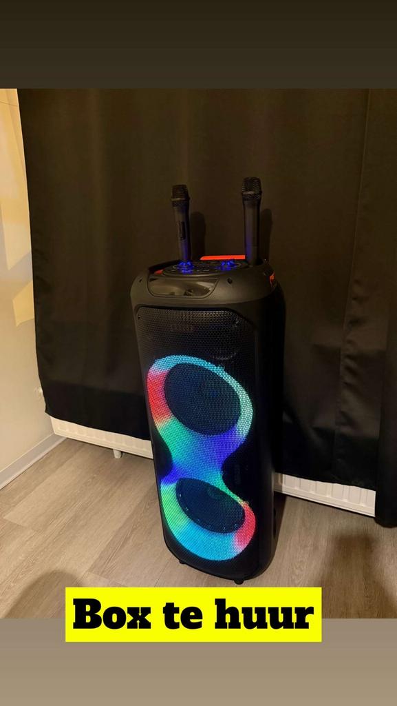 Muziek box te huur, Ophalen of Verzenden, Zo goed als nieuw