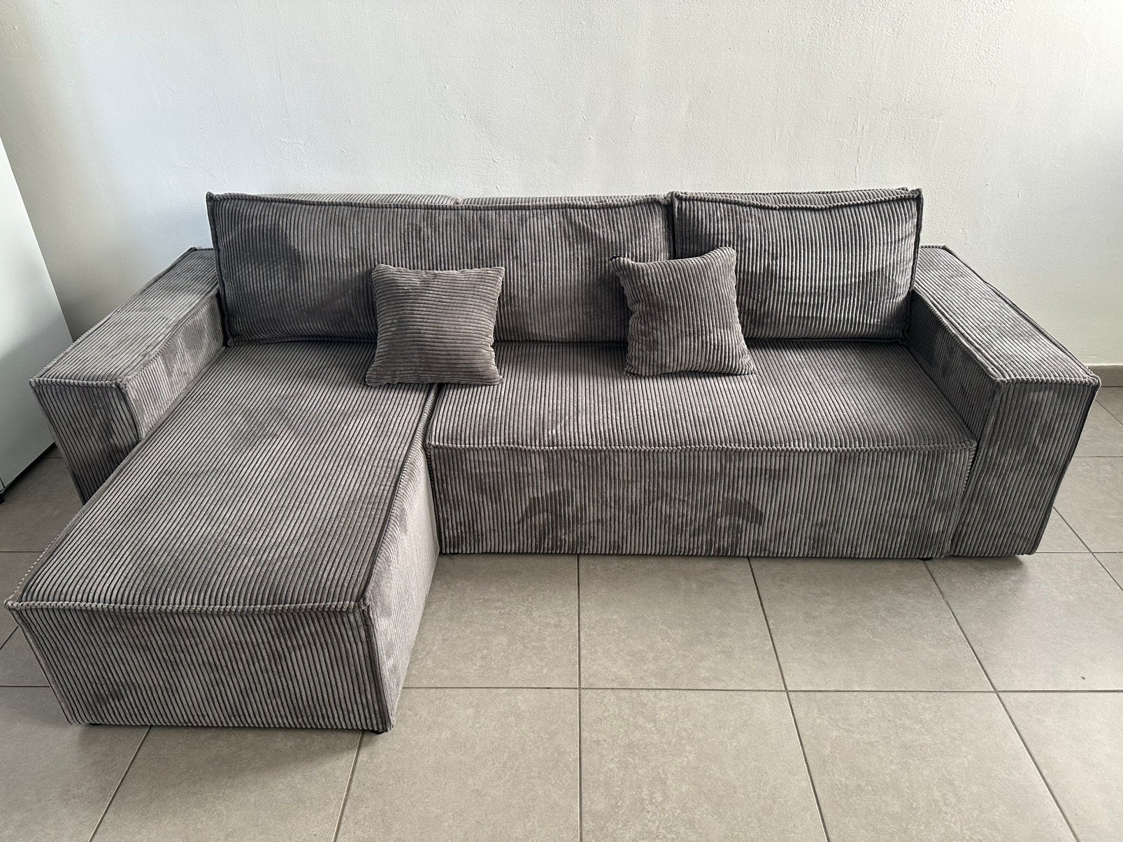 Fauteuil en velour, 125 cm ou plus, 150 cm ou plus, Comme neuf, Enlèvement