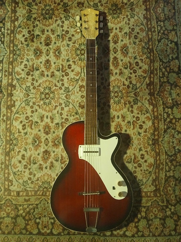 Guitare vintage Klira, Enlèvement ou Envoi, Utilisé, Guitare
