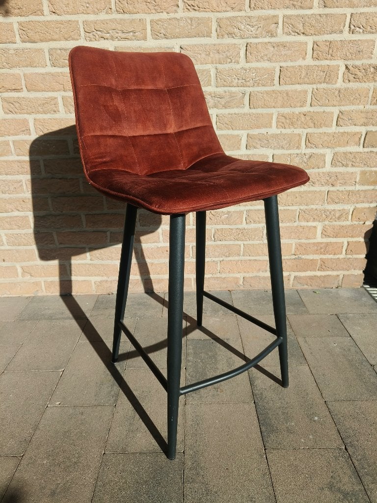 mooie barkrukken, 4 tabourets, Enlèvement, Comme neuf, Avec repose-pieds