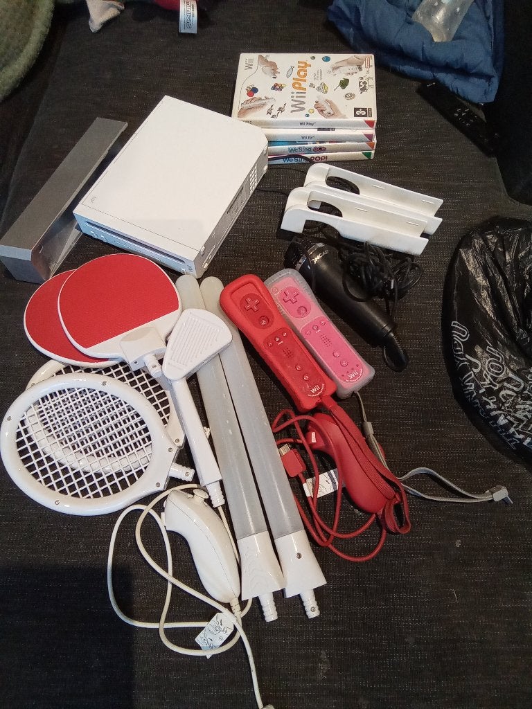 Nintendo Wii + accessoires + jeux OCCASION A SAISIR, Consoles de jeu & Jeux vidéo, Enlèvement, Utilisé, Avec jeux