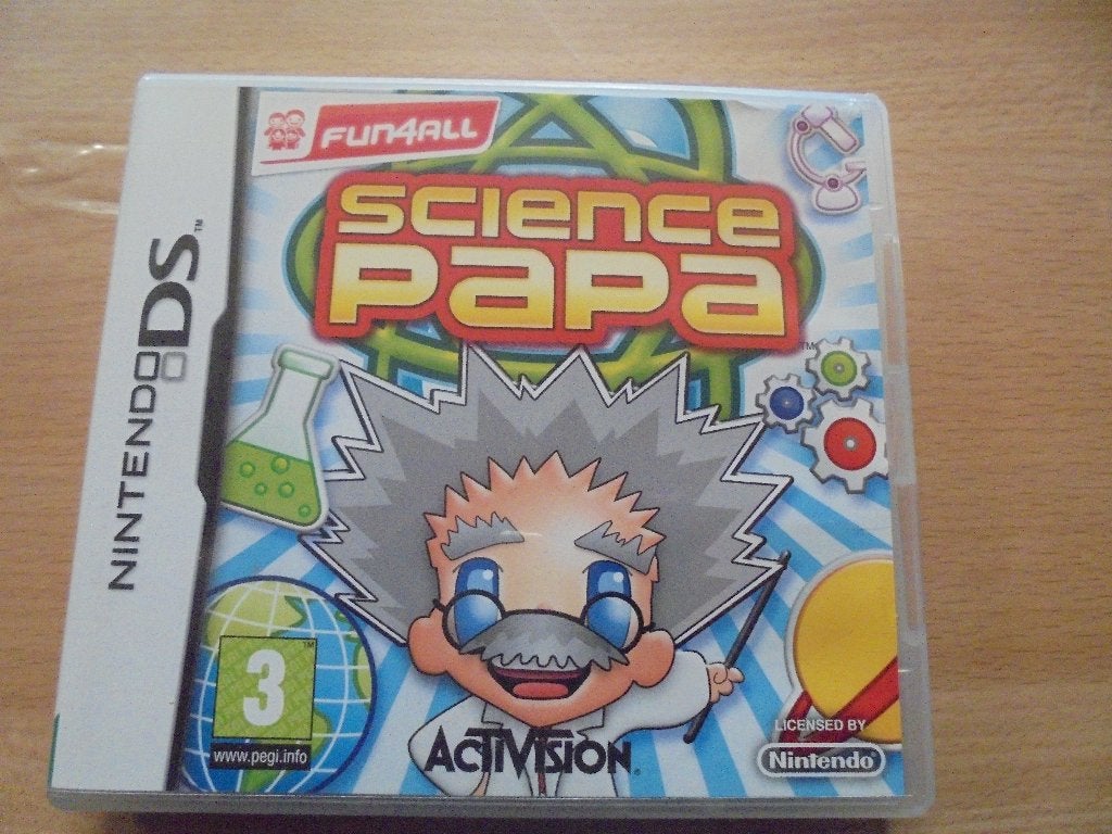 Science Papa Nintendo Ds, Games en Spelcomputers, Games | Nintendo DS, Ophalen of Verzenden, Zo goed als nieuw, Puzzel en Educatief