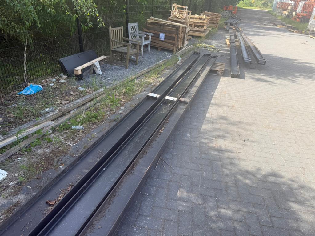 H balken te koop 200x100 of 160x80 10 mm dik, Doe-het-zelf en Bouw, Metalen, Ophalen, Zo goed als nieuw
