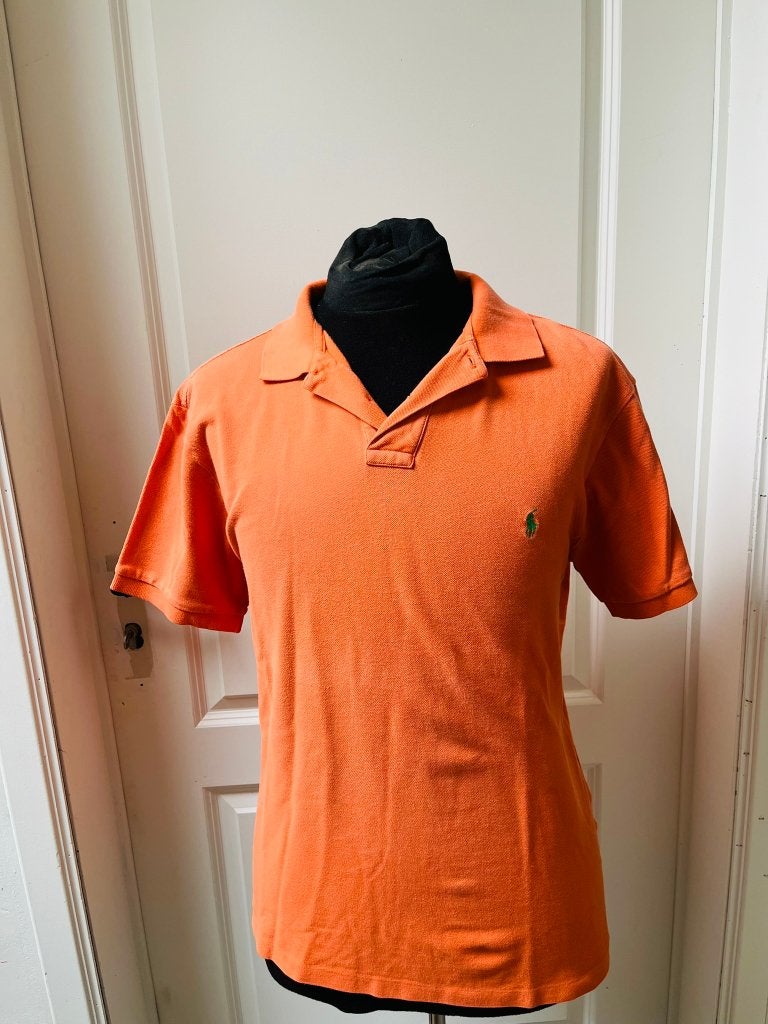 Polo Ralph Lauren XL, coupe personnalisée, orange, Vêtements | Hommes, Polos, Porté, Taille 56/58 (XL), Orange, Enlèvement ou Envoi