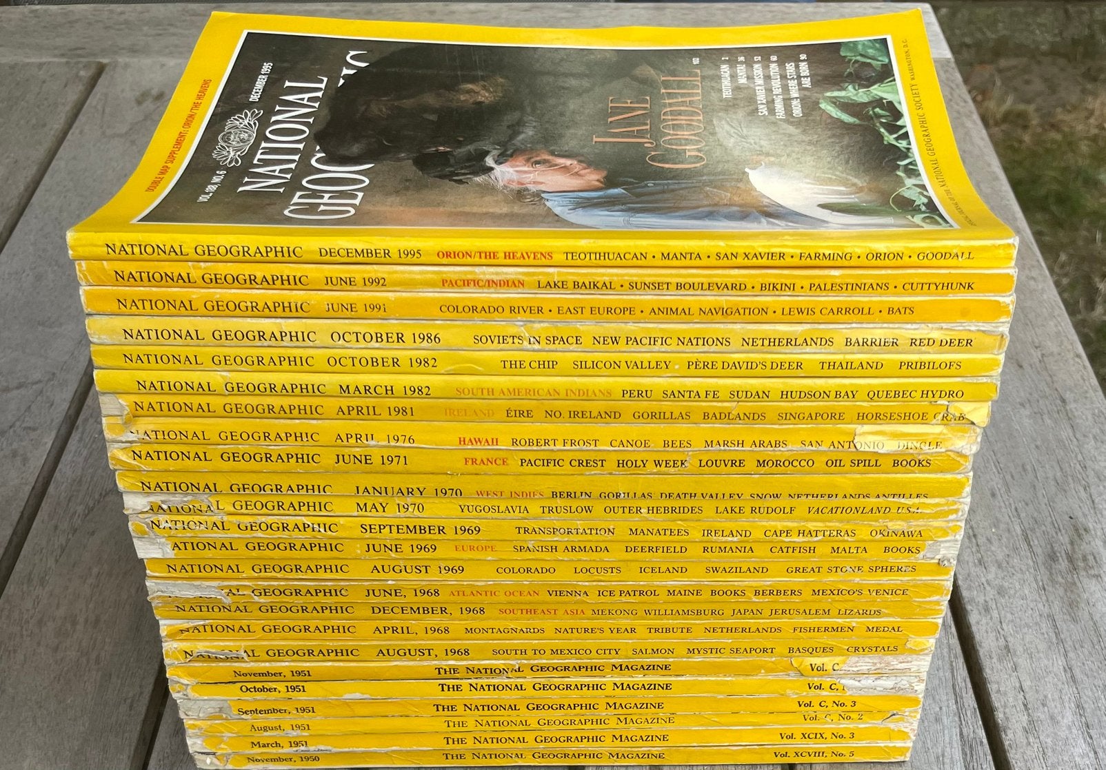 Magazines National Geographic, Enlèvement