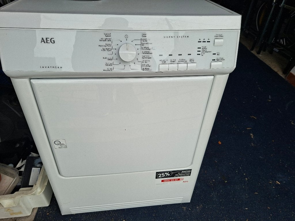 AEG Lavatherm 7kg met luchtafvoer, Ophalen, 6 tot 8 kg, Gebruikt, Minder dan 85 cm