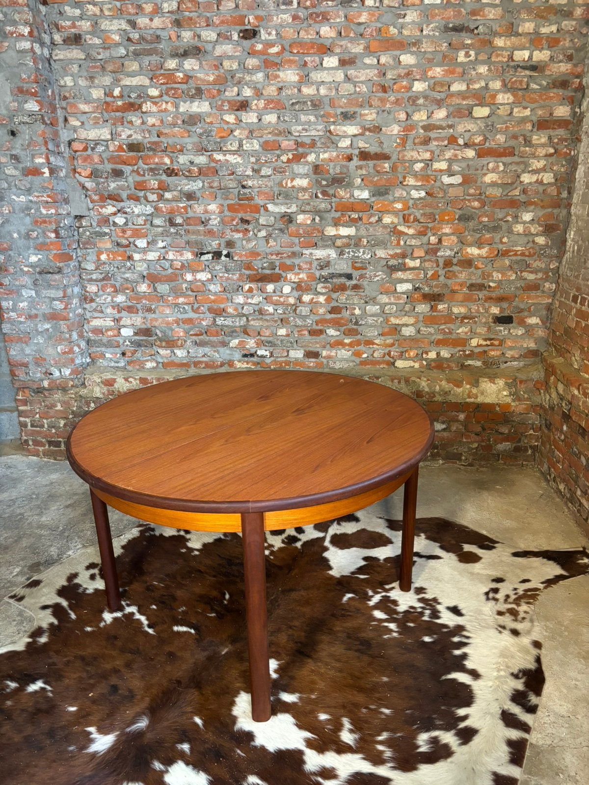 Vintage/design teak eettafel, Ophalen