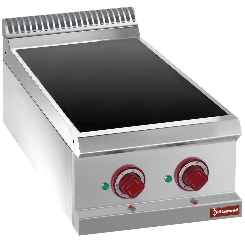 Cuisinière électrique vitrocéramique 2 zones -Top-, Neuf, Plaque chauffante, À Poser, 3 zones de cuisson ou moins