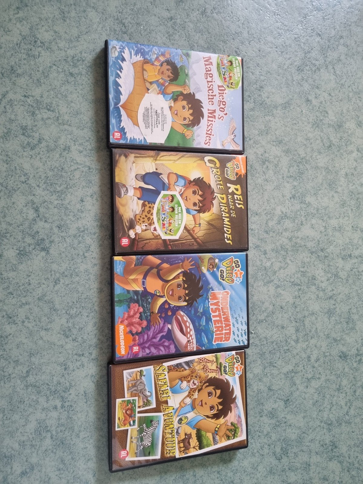 diego 4 stuks, Cd's en Dvd's, VHS | Kinderen en Jeugd, Ophalen