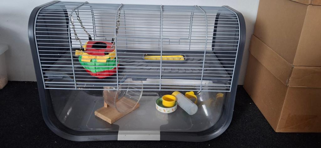 4 hamsterkooien + accessoirespakket, Ophalen, Hamster