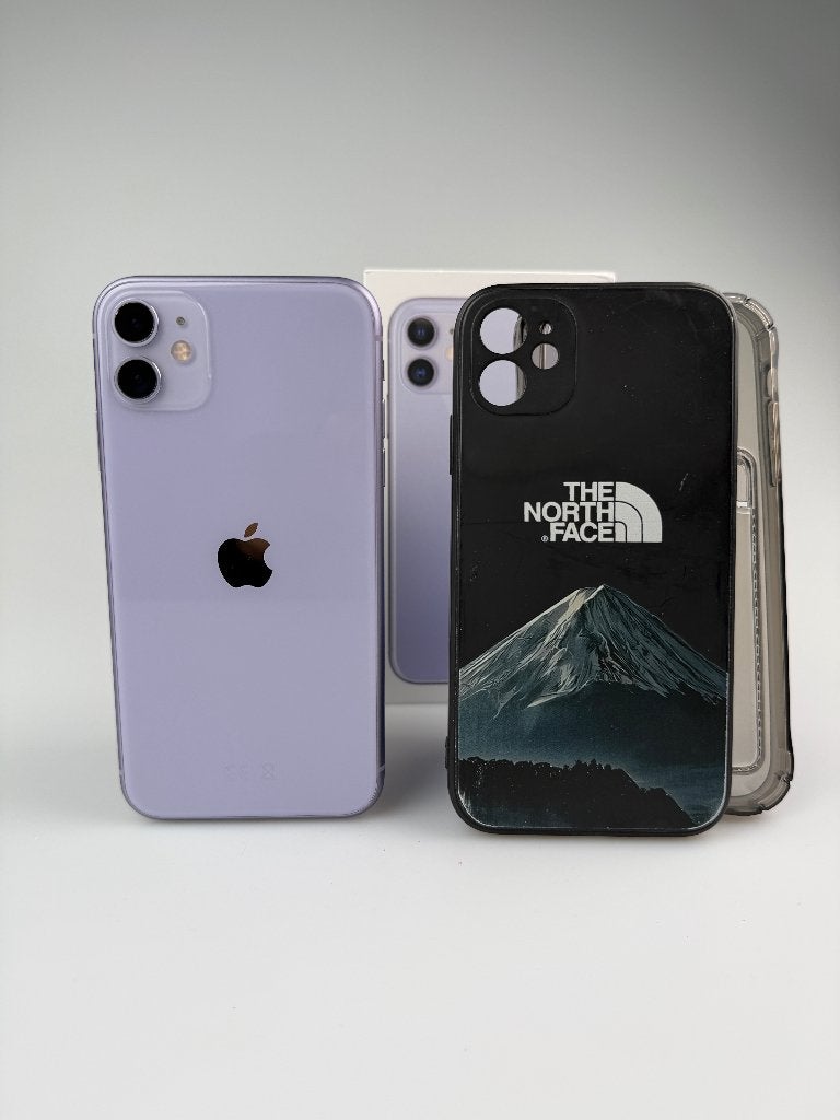 Refurbished iPhone 11, 128GB, Paars, Nieuwe Batterij, Telecommunicatie, 128 GB, Paars, Refurbished, Zonder simlock