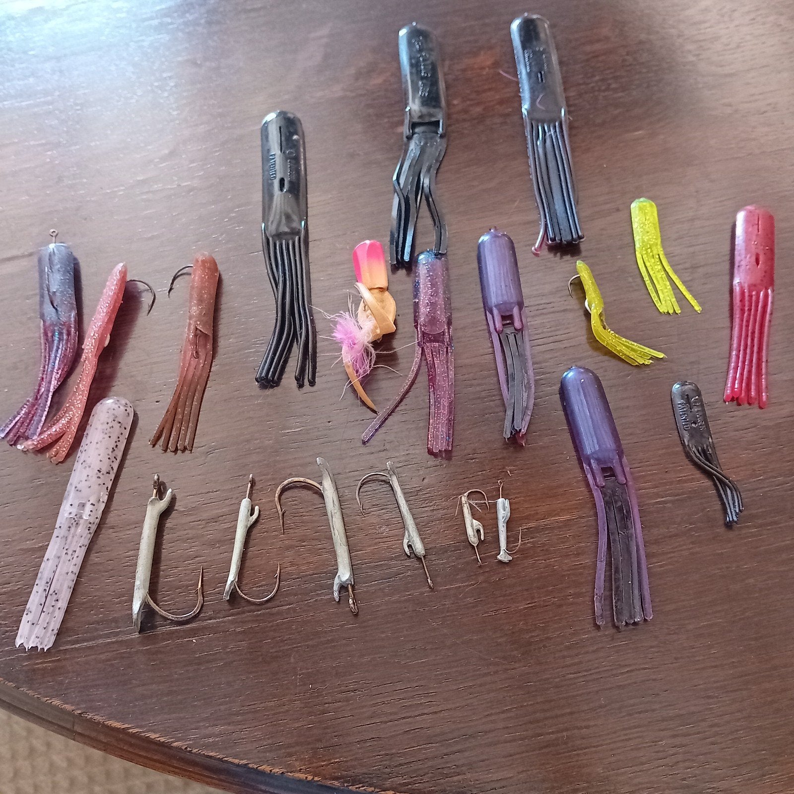 kunstaas tube jigs +haken, Watersport en Boten, Ophalen, Zo goed als nieuw