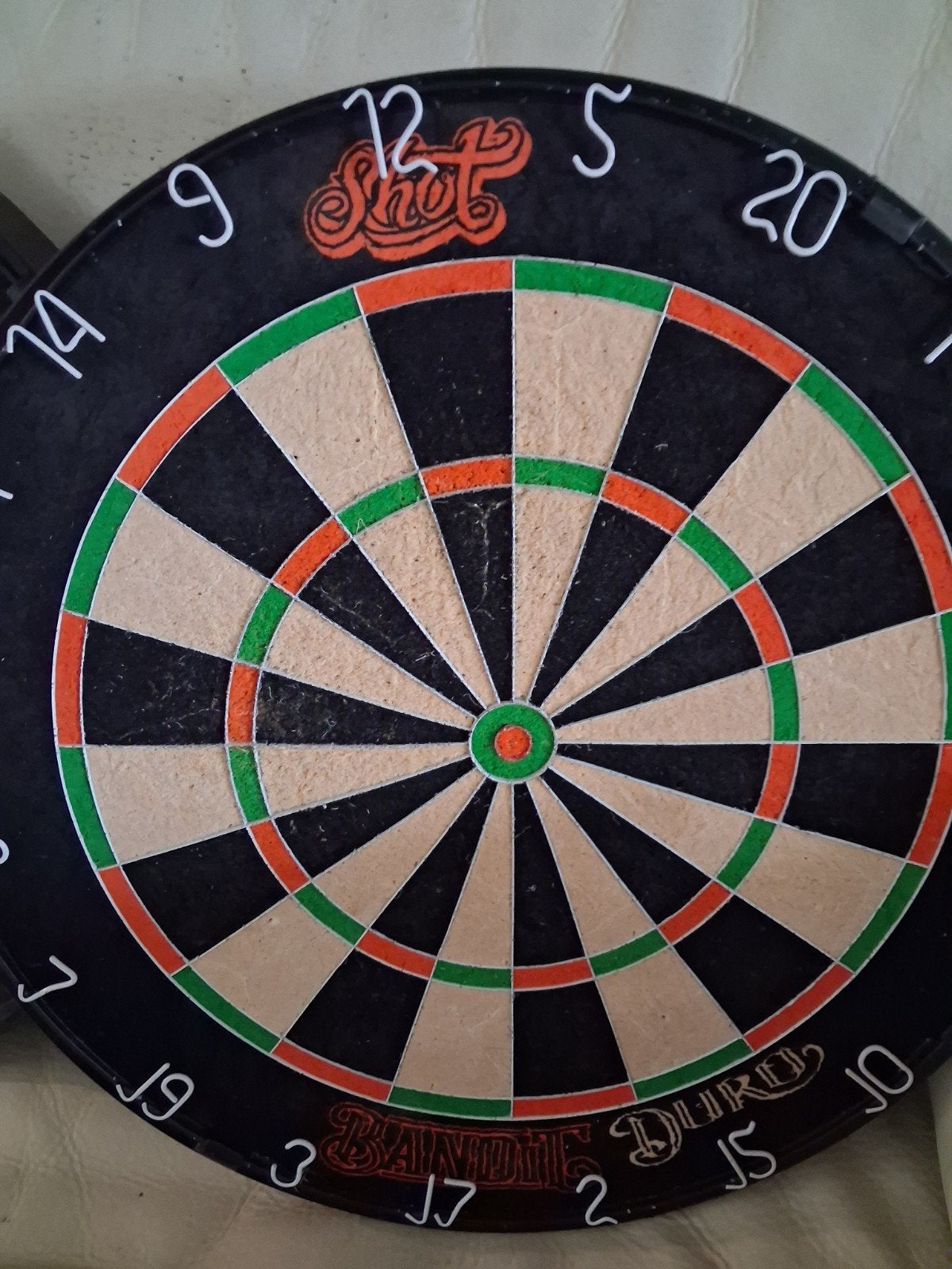 dartsborden van bandit, Sports & Fitness, Enlèvement, Utilisé, Cible de fléchettes