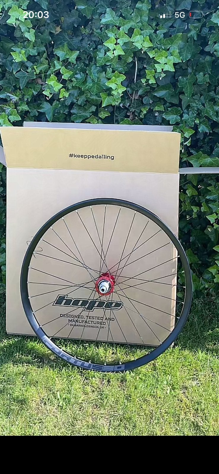 Hope velg, Fietsen en Brommers, Ophalen, Nieuw, Wiel