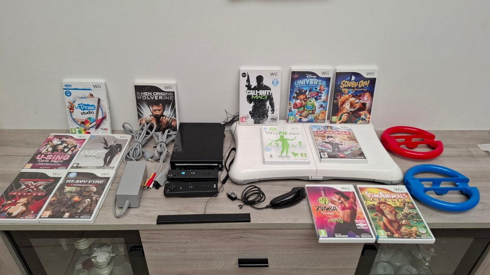 Lot Wii avec plusieurs jeux, deux manettes et Wii Balance, Enlèvement ou Envoi