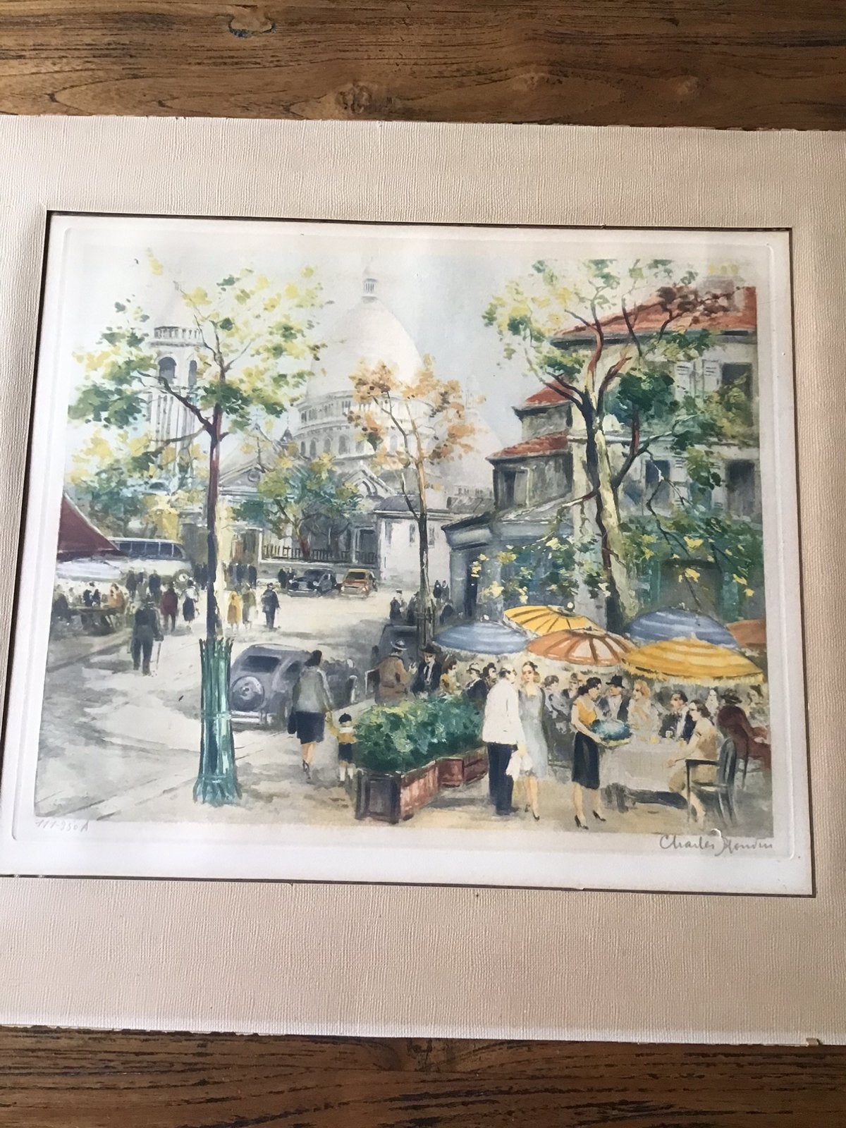 Zeer mooie litho Charles Blondin, Enlèvement ou Envoi