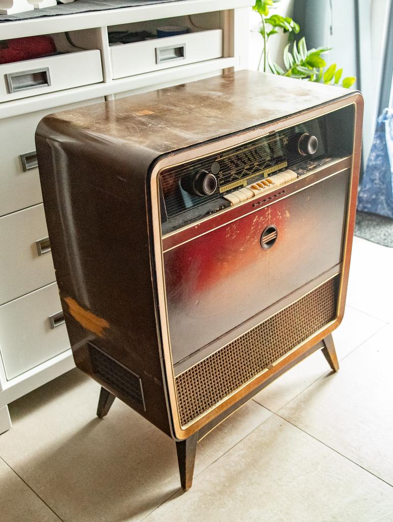 Ancien tourne-disque radio Grundig (ne fonctionne pas), Enlèvement, Ne fonctionne pas, Radio