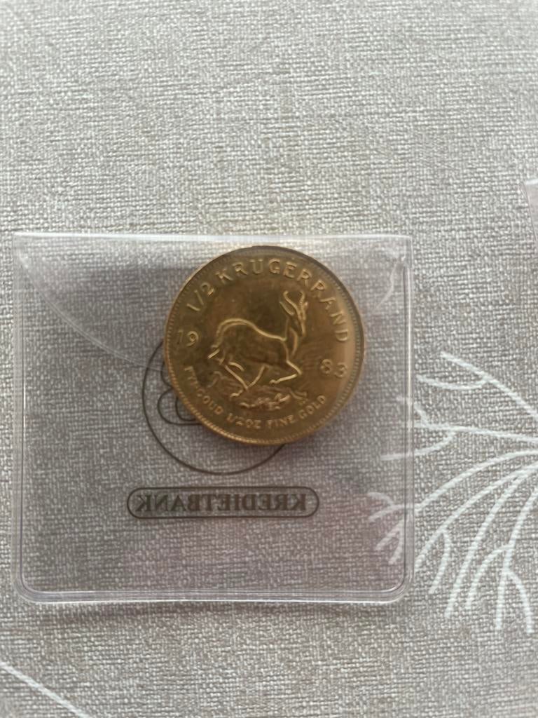 Krugerrand 1983 1/2oz, Ophalen