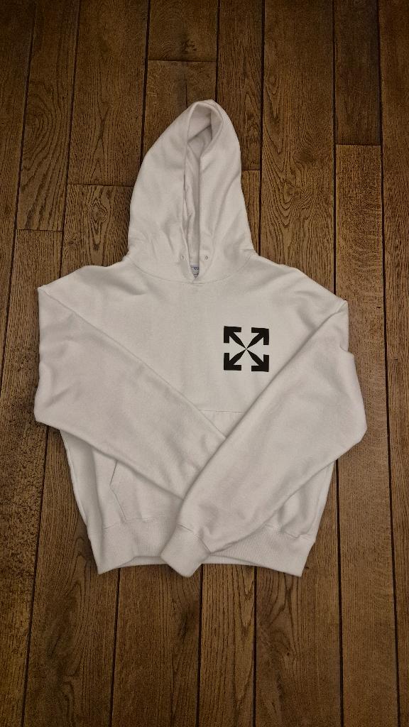 OFF-WHITE Arrows Print Hoodie, Off-White, Wit, Nieuw, Ophalen of Verzenden