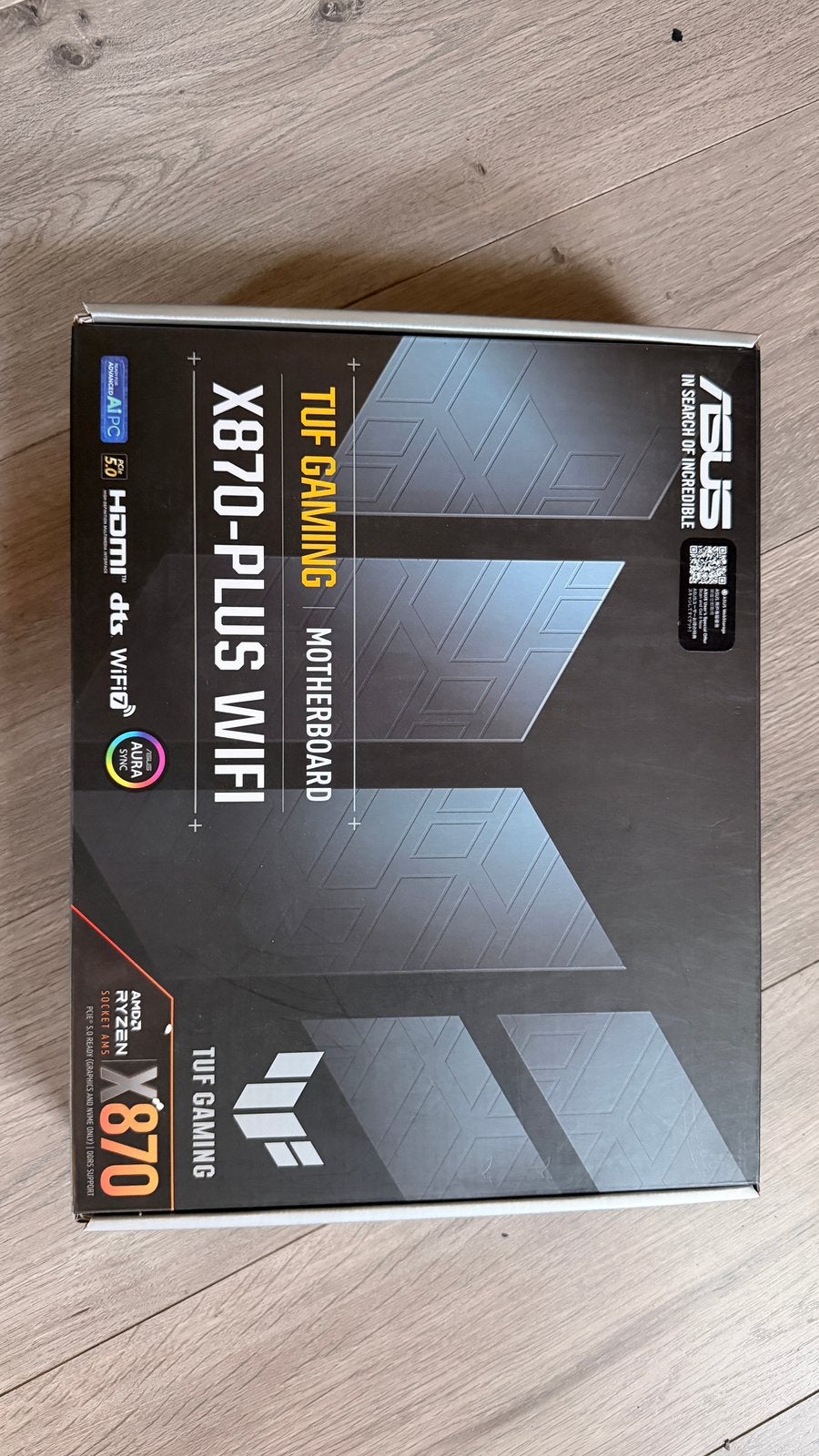 ASUS TUF GAMING X870 PLUS WIFI Moederbord, Ophalen, Zo goed als nieuw, ATX, DDR5