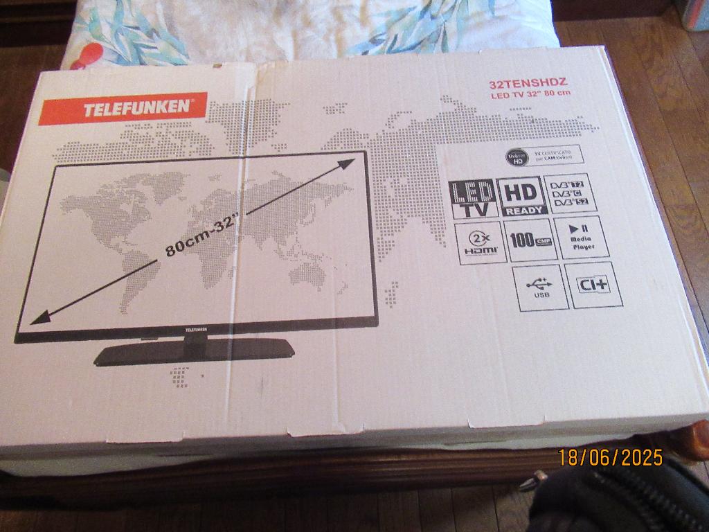 tv telefunken, Audio, Tv en Foto, Televisies, LED, Nieuw, 60 tot 80 cm, Ophalen