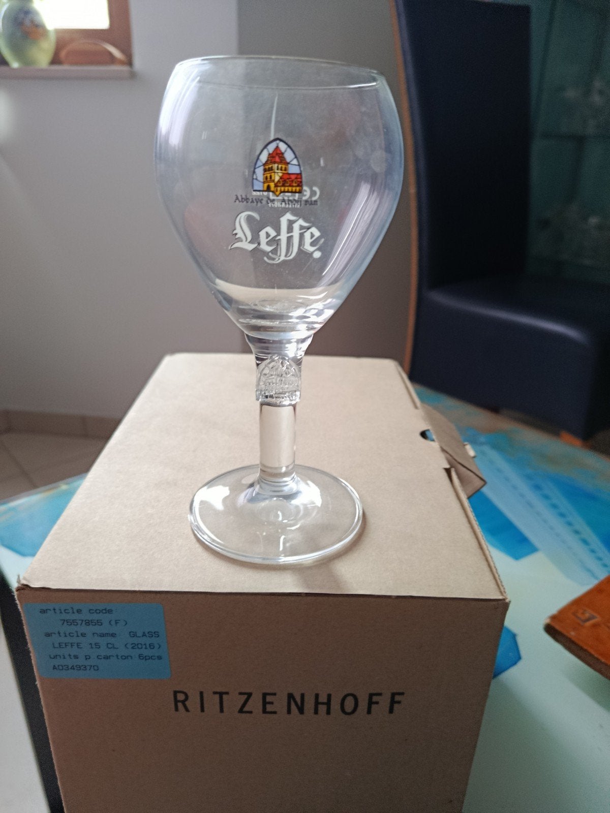 verres Leffe   hauteur 17cm., Collections, Enlèvement, Leffe