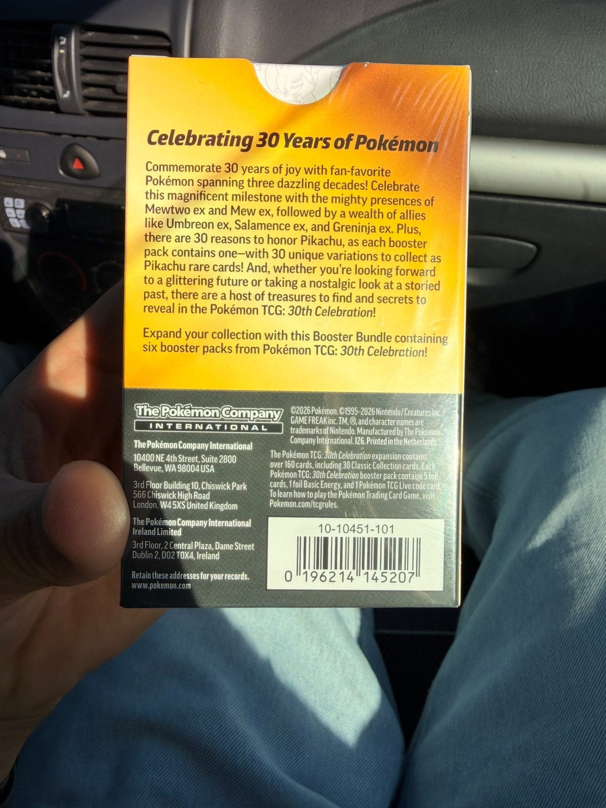 Booster bundel 30th celebration pokemon engelse versie, Télécoms, Enlèvement ou Envoi, Comme neuf