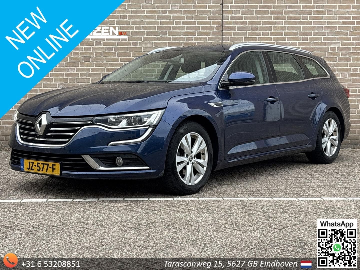 Renault Talisman Estate 1.5 dCi Zen | Cruise | Climate | Nav, Auto's, Renault, Blauw, Bedrijf, Te koop, Talisman