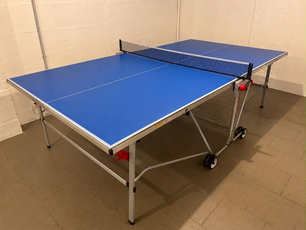Pingpongtafel inklapbaar, Sport en Fitness, Ophalen, Zo goed als nieuw, Inklapbaar
