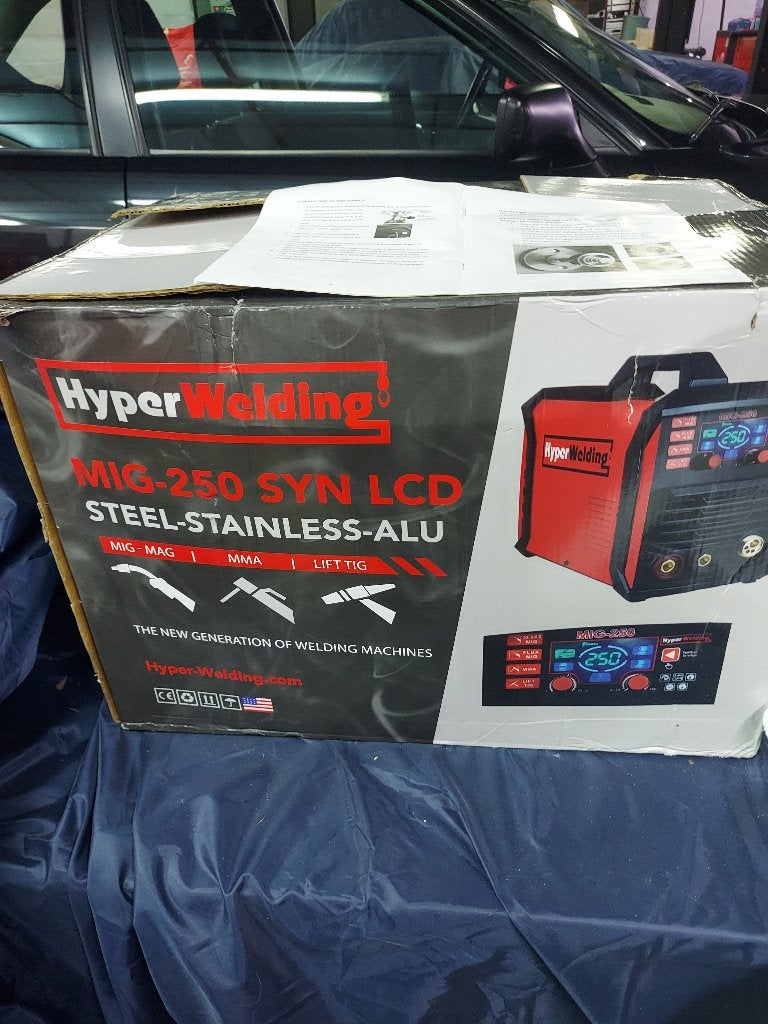 Lasapparaat mig 250 lcd, Enlèvement, Neuf, Tig