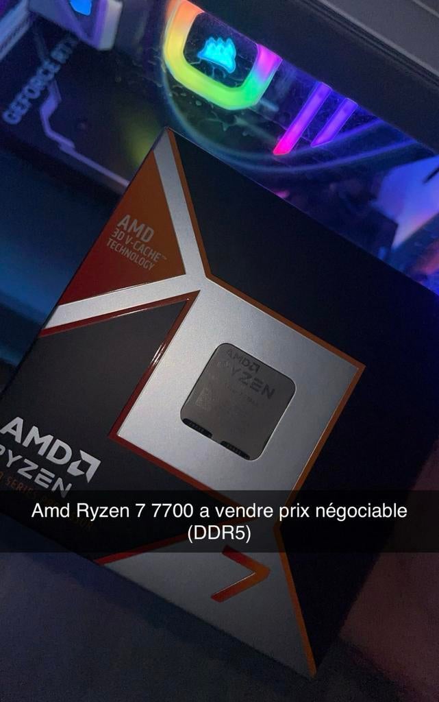Amd Ryzen 7 7700, Computers en Software, Processors, Ophalen of Verzenden, Zo goed als nieuw