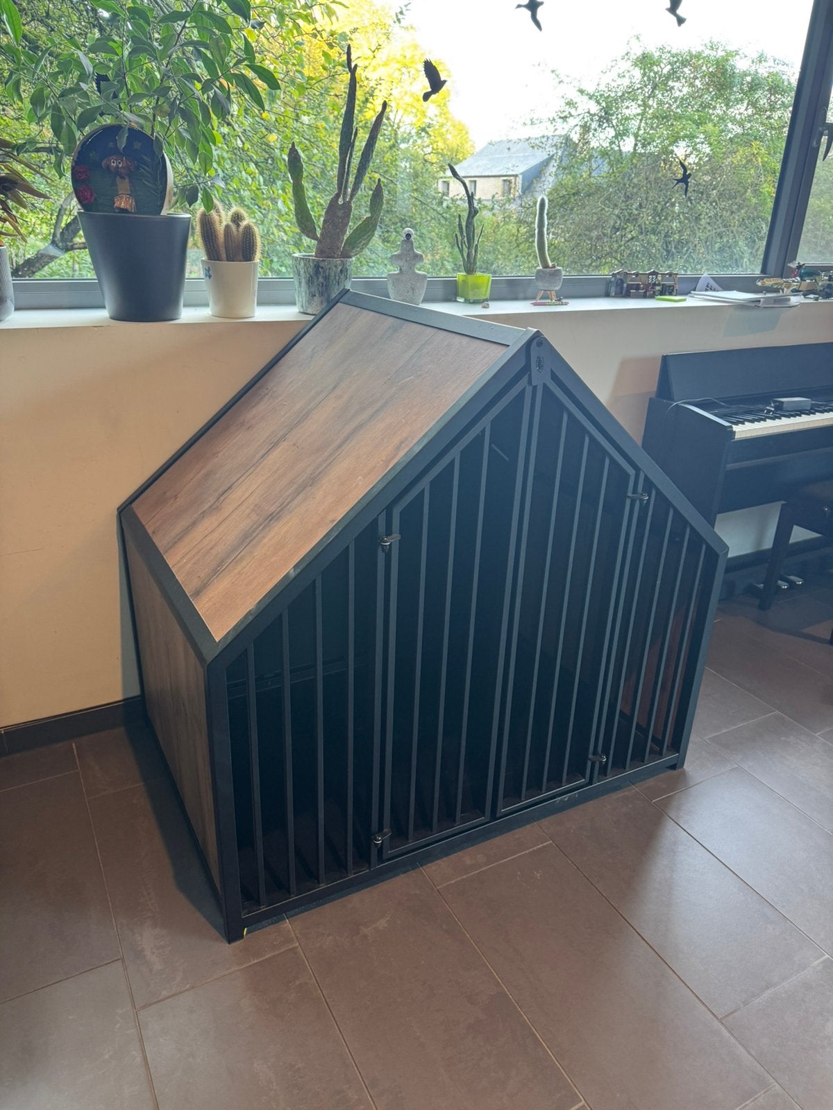 Design honden bench Woef Woningen, Animaux & Accessoires, Enlèvement, Comme neuf