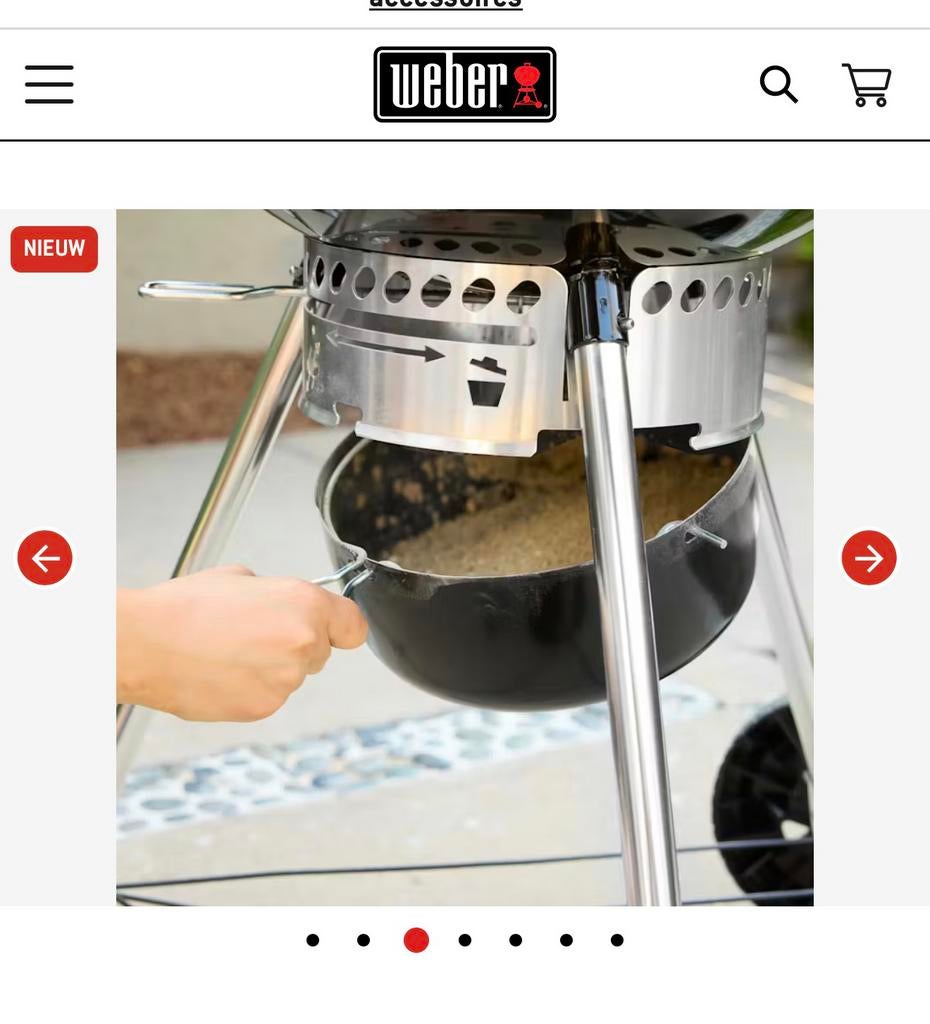 Weber houtskool barbecue nieuw in de doos, Tuin en Terras, Ophalen of Verzenden
