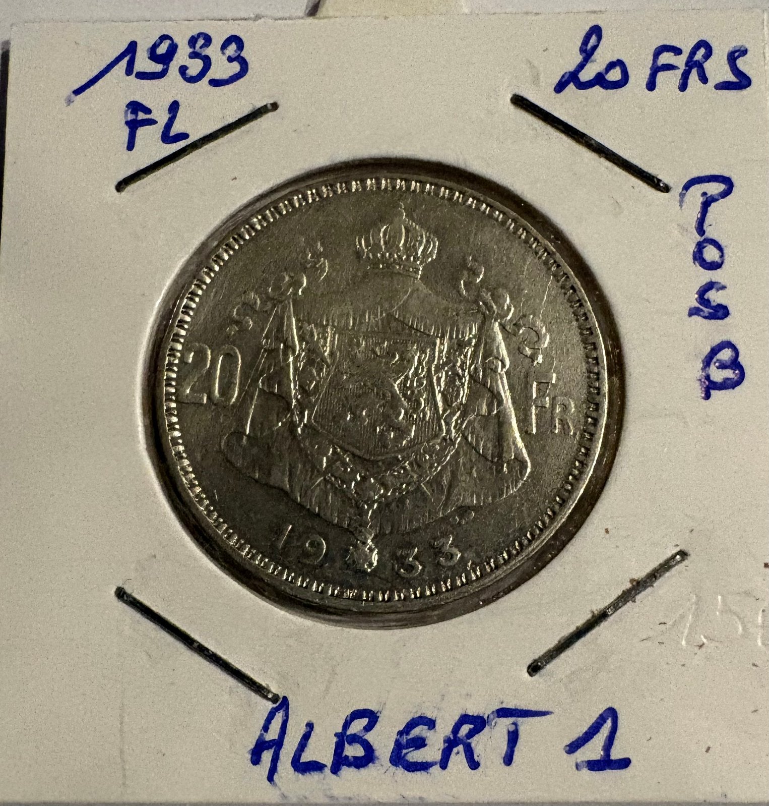 Albert1er, Timbres & Monnaies, Enlèvement ou Envoi, Argent