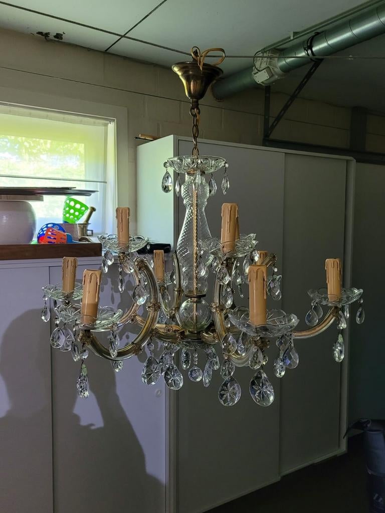 Kroonluchter kristal, Ophalen