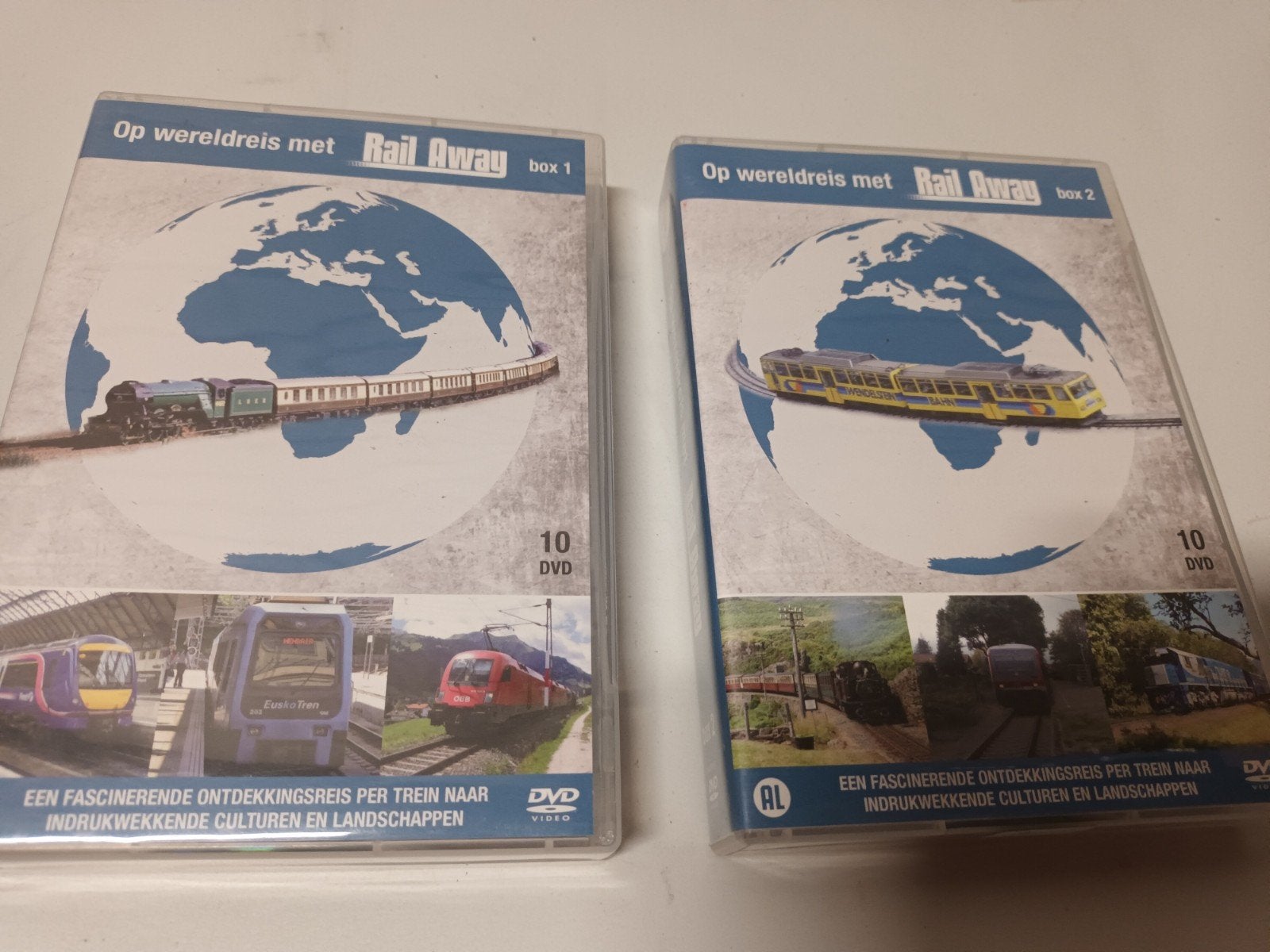 Rail Away DVD-boxen – Op Wereldreis met Rail Away (Deel 1 &, Collections, Trains & Trams, Enlèvement ou Envoi, ###, ###, #€#
