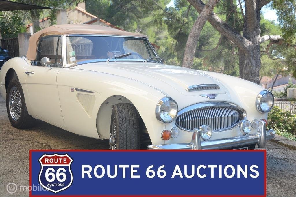 Austin-Healey 3000 MK III | 1967 | Route 66 Auctions, Auto's, Austin, Zwart, Bedrijf, Handgeschakeld
