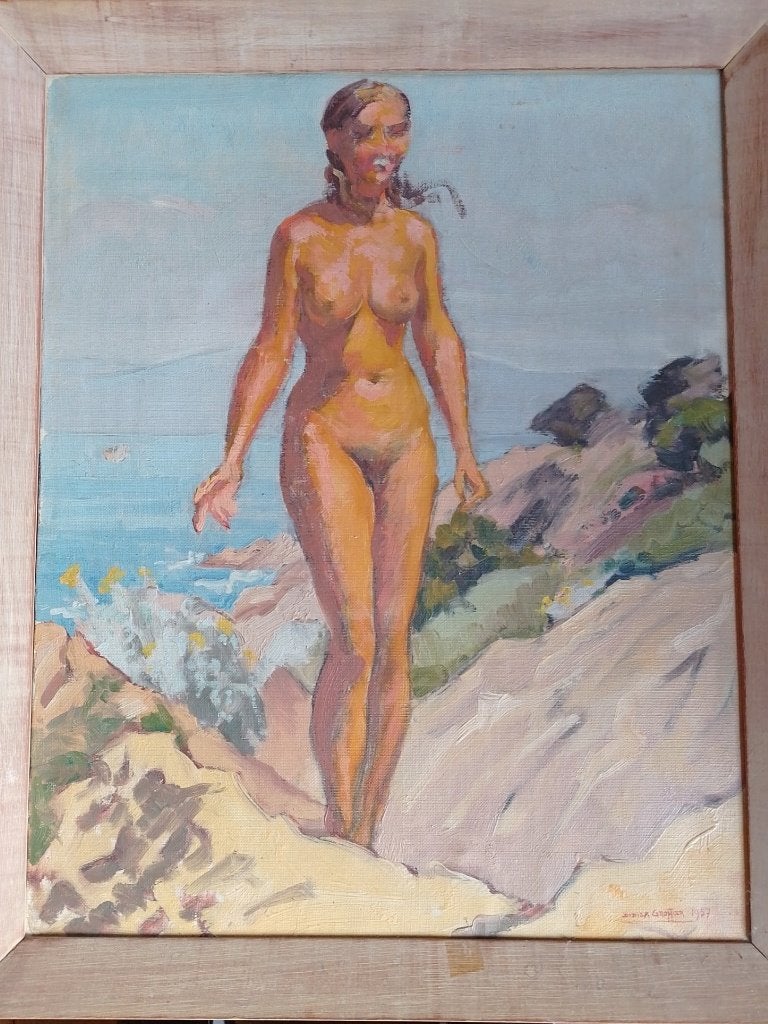 Didier Graffier  1912 - 1979   Naakt  Kust Corsica, Enlèvement ou Envoi, Daté