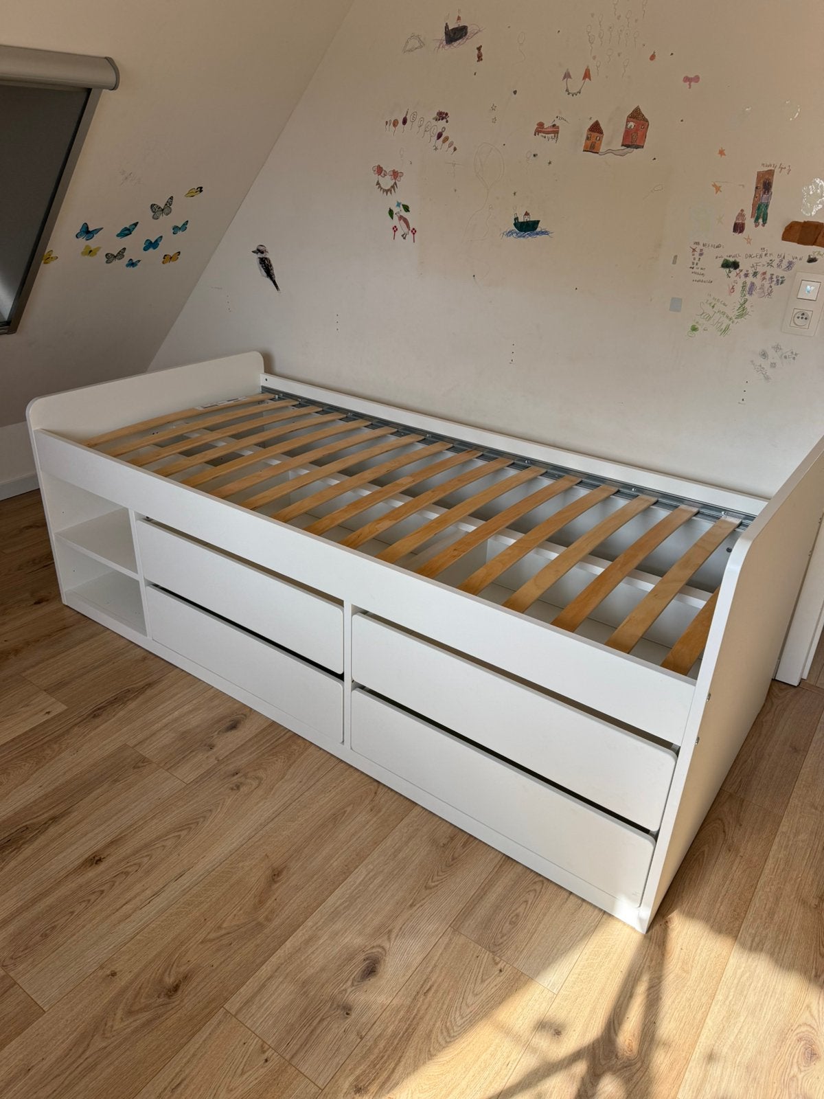 Ikea bed Slakt, Kinderen en Baby's, Ophalen, 85 tot 100 cm, Gebruikt, Lattenbodem