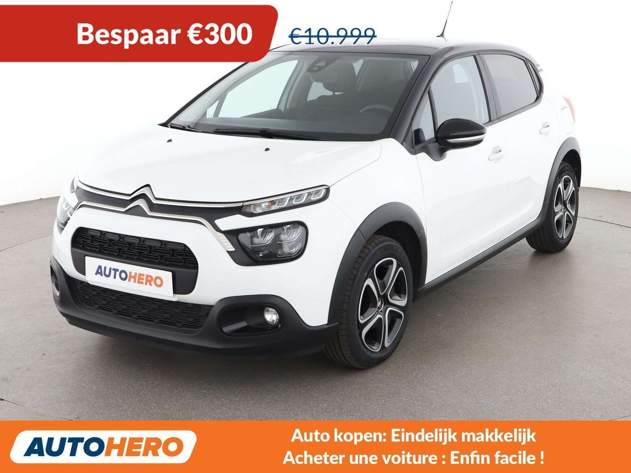 Citroën C3 1.2 PureTech Feel Pack (bj 2022), Auto's, Voorwielaandrijving, Stof, Gebruikt, 1199 cc