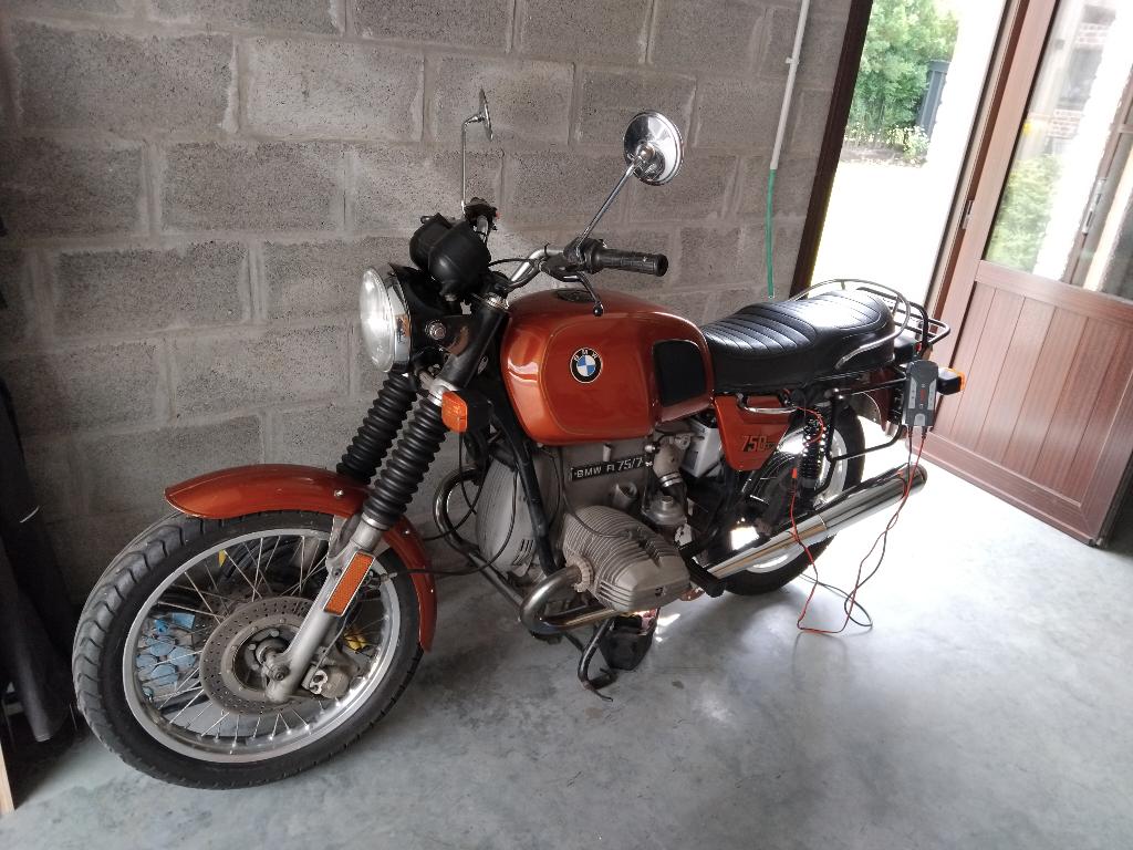 Bmw r75/7, 750 cc, 2 cilinders, Motorrijbewijs A, Gebruikt