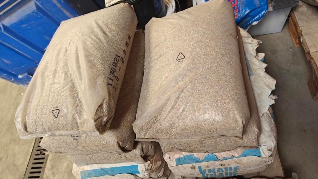 Kwartszand 1–2 mm 5 zakken l voor beton, tuin of epoxy, Enlèvement, Neuf, Sable d'argent