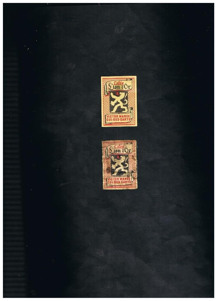 CUL DES SARTS OUDE ETIKETTEN, Verzenden, Gebruikt, Luciferdoosjes of -merken