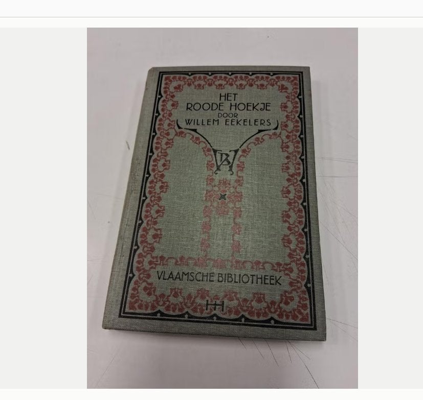 Het Roode Hoekje - Willem Eekelers (1922)- Vlaamse Biblioth, Antiek en Kunst, Antiek | Boeken en Manuscripten, Ophalen of Verzenden