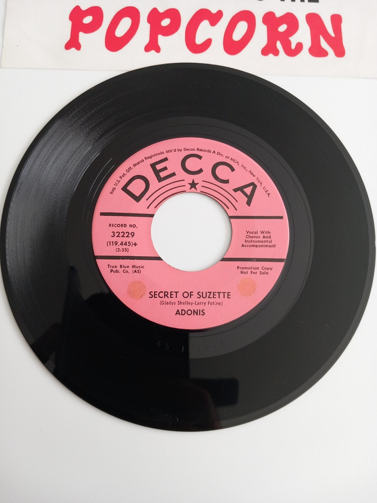 ADONIS . SECRET OF SUZETTE. OLDIES US 45T, Enlèvement ou Envoi