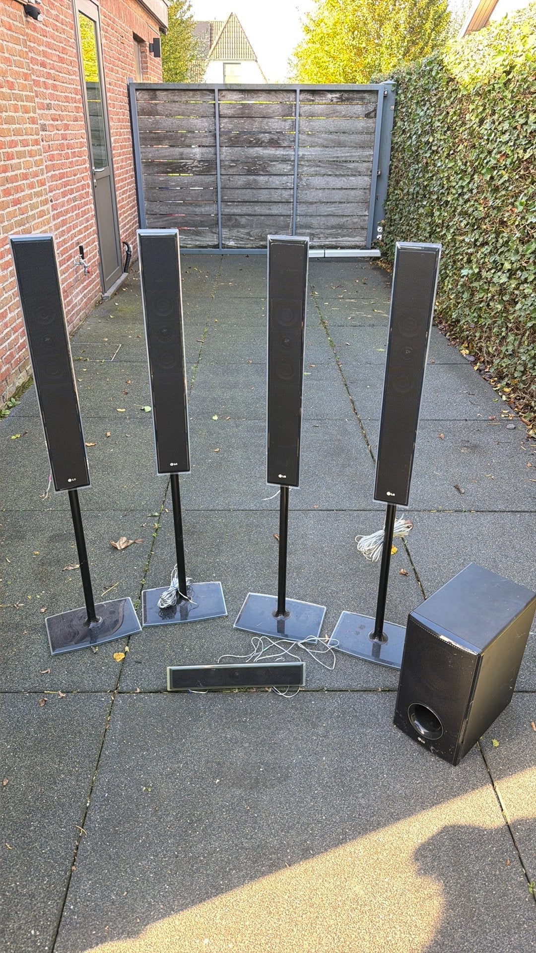 LG home cinema set - gratis, TV, Hi-fi & Vidéo, Enlèvement, Utilisé, Autres marques
