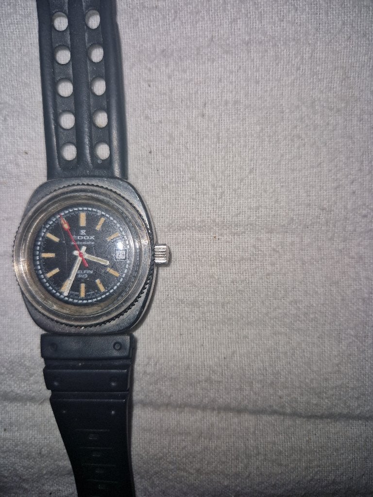 Montre Edox vintage, Enlèvement