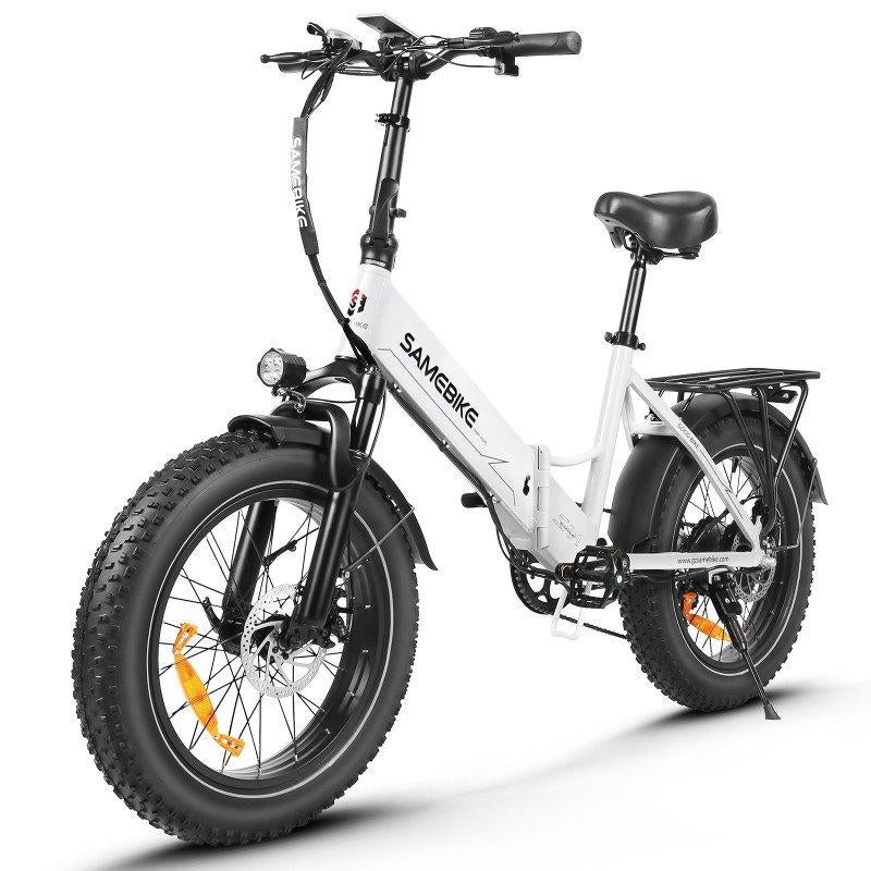 Vélo Électrique SAMEBIKE LOTDM200-II Blanc 750W, Sports & Fitness, Sports & Fitness Autre, Neuf, Enlèvement ou Envoi