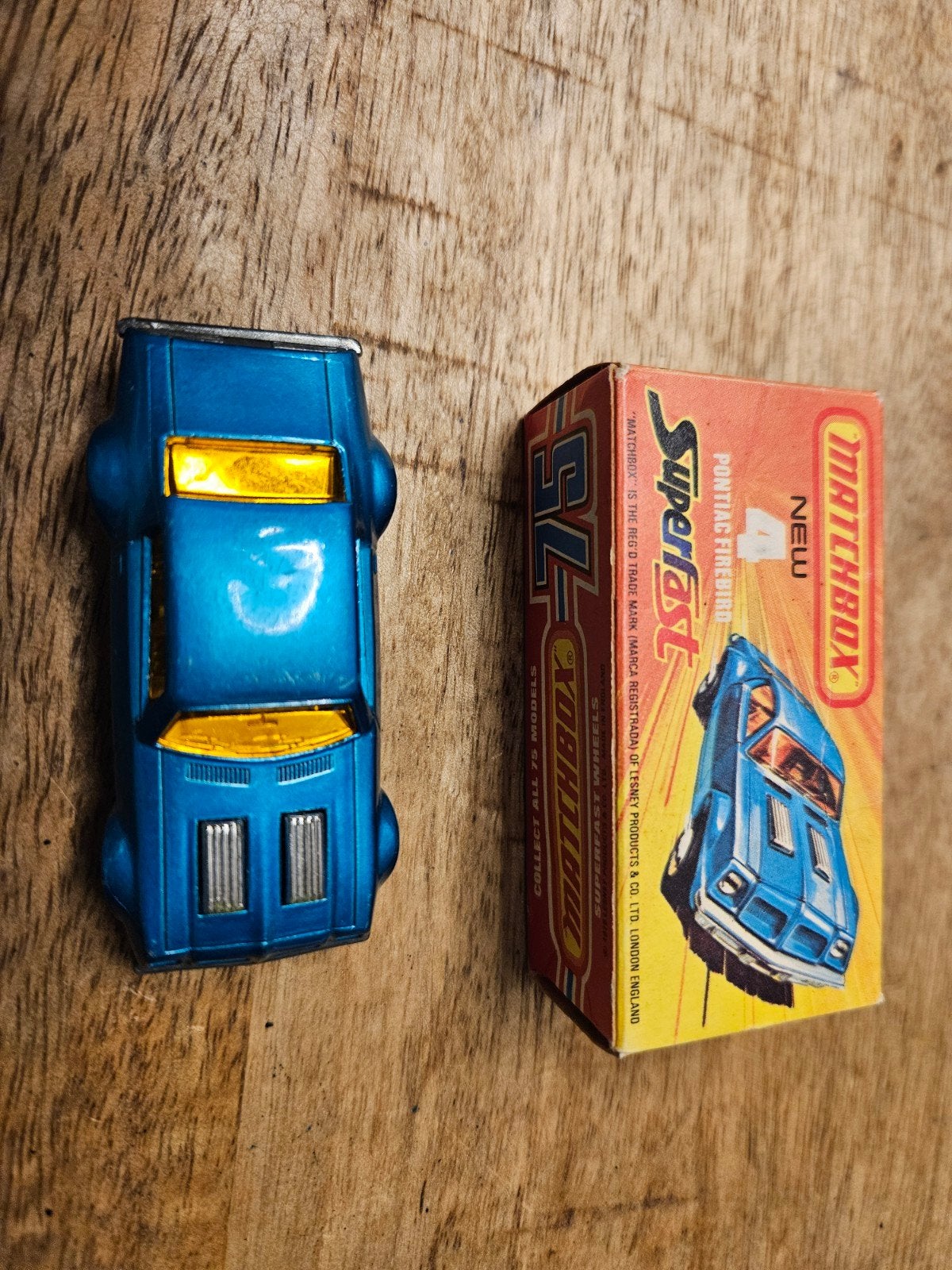 Matchbox Superfast n 4 Pontiac Firebird., Enlèvement ou Envoi, Comme neuf, Voiture, Matchbox