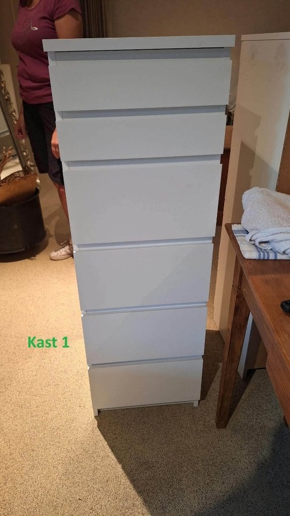 Diverse Ikea kasten, Ophalen, Ikea / wit1, Zo goed als nieuw, 3 of 4 laden